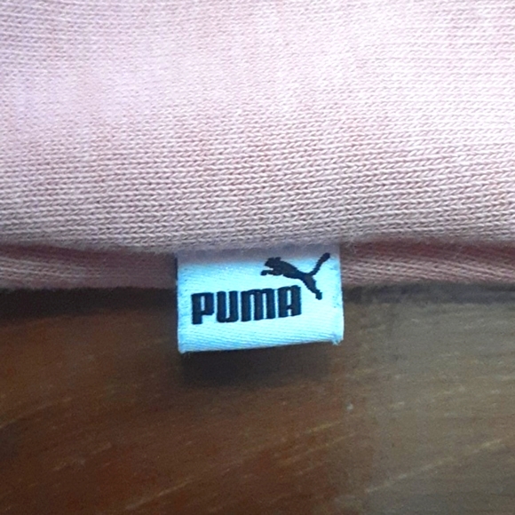 PUMA Hoody Soft Candy Pink with White Logo on Front & Arms Size M - Picture 5 of 14